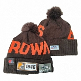 Cleveland Browns Team Logo Knit Hat YD (3),baseball caps,new era cap wholesale,wholesale hats